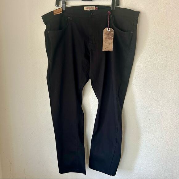 Hudson & Barrow‎ Black Chino Pants with Relaxed Fit - Picture 1 of 13